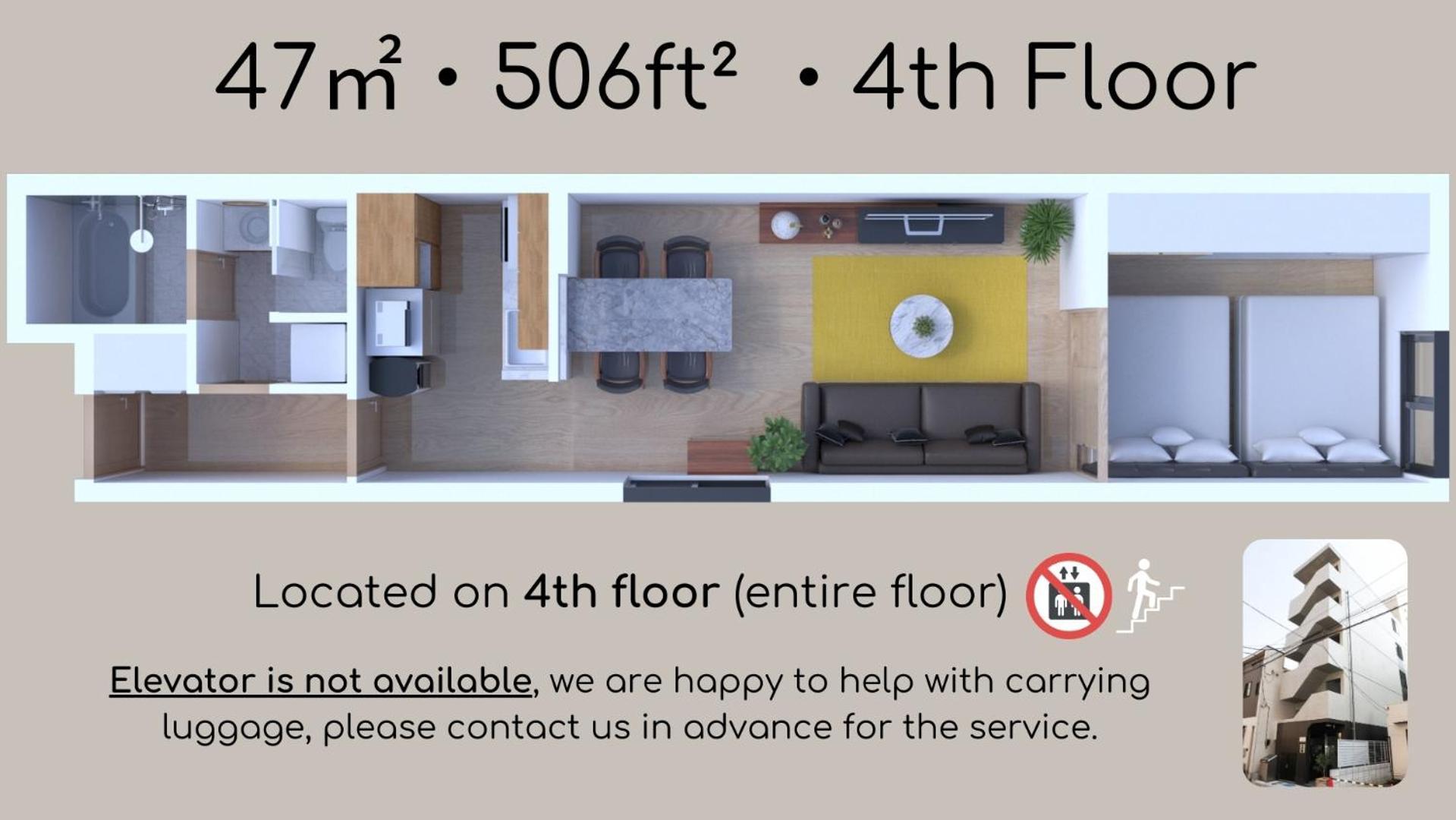 Seirai Asakusa Vacation Rental - 3 Minutes From Station Tokyo Room photo